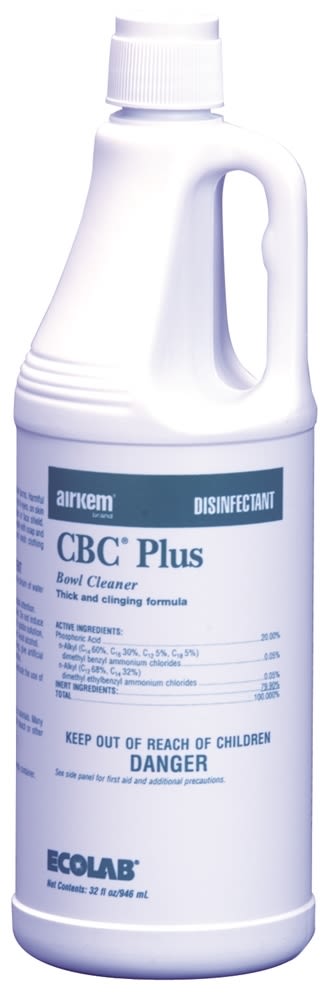 GuestSupply US | Ecolab® CBC® Plus Bowl Cleaner 32oz, #6100487